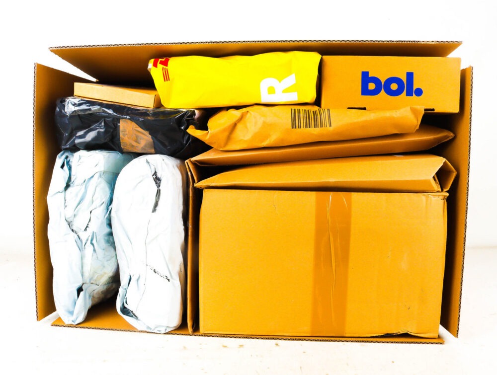 XL Doos met Verloren Postpakketten