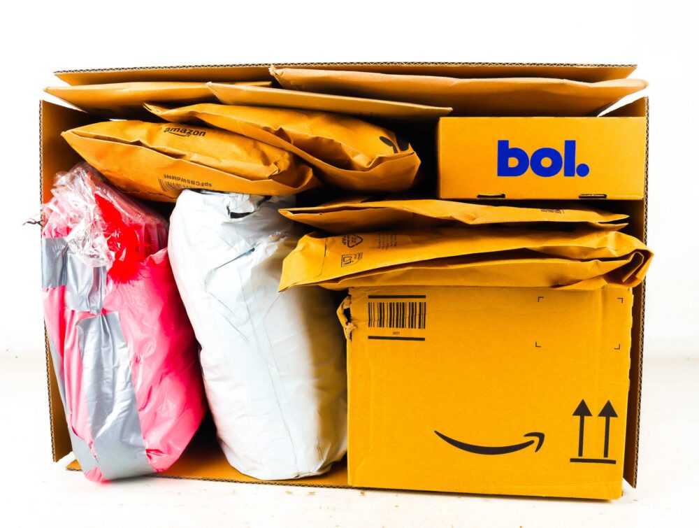 XL Doos met Verloren Postpakketten