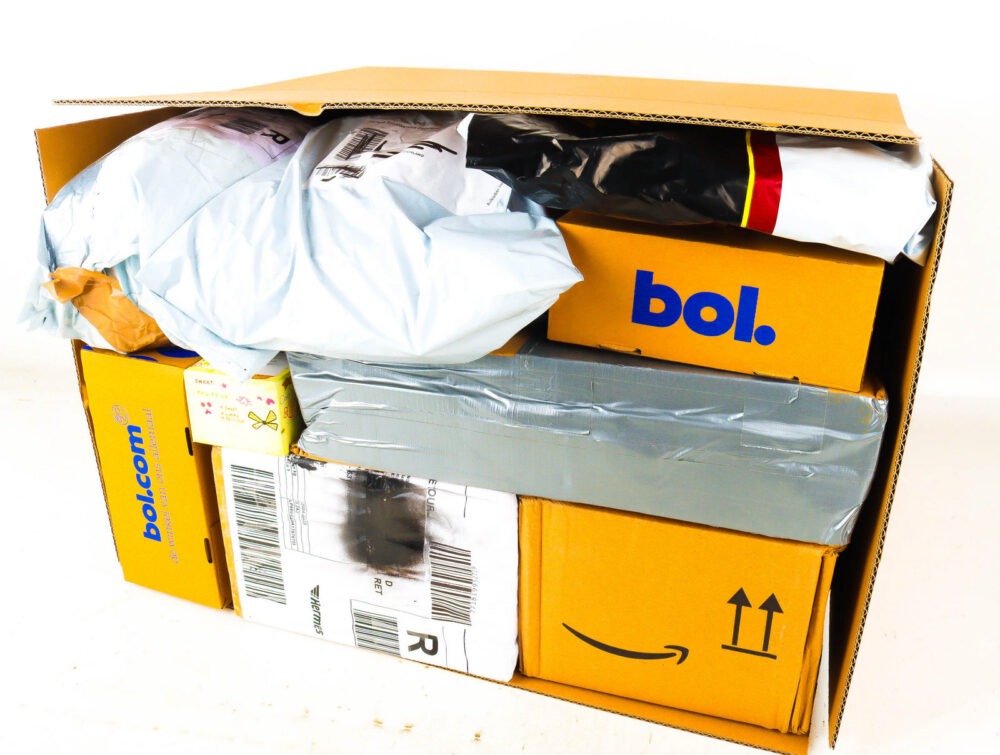 XL Doos met Verloren Postpakketten