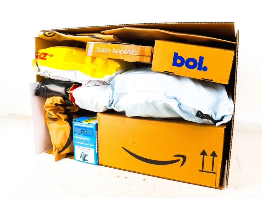 XL Doos met Verloren Postpakketten
