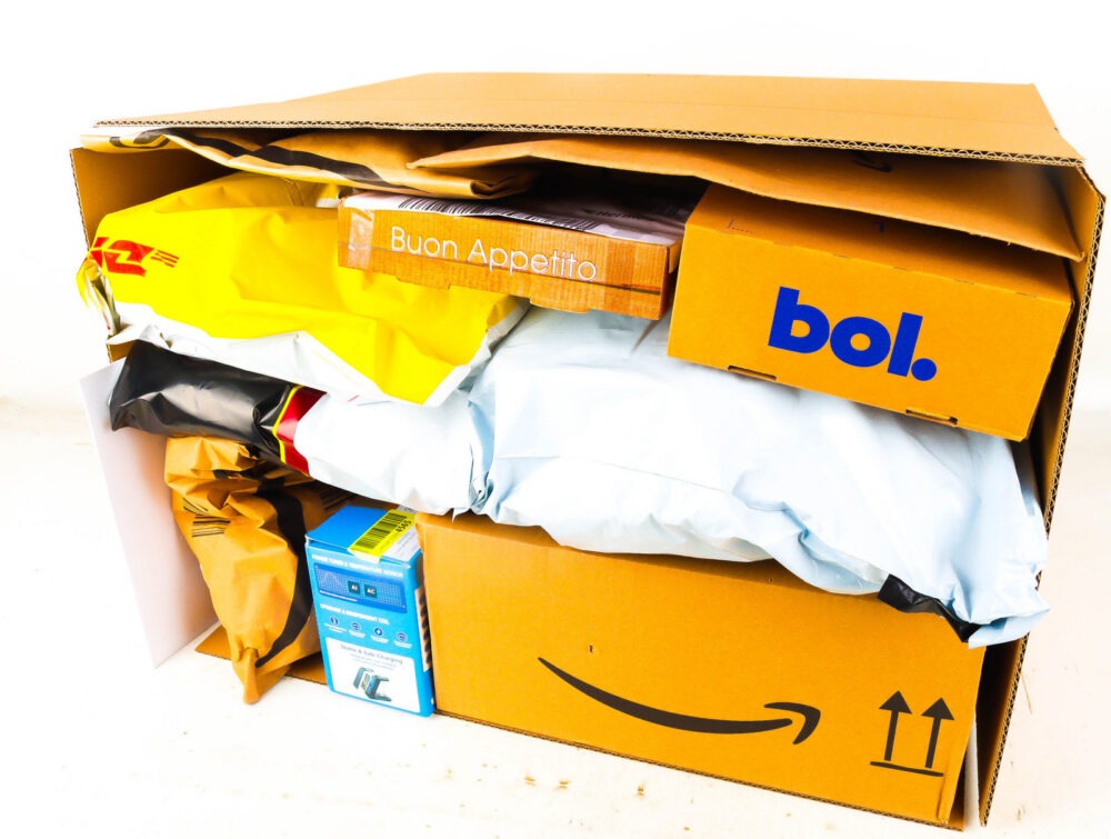 XL Doos met Verloren Postpakketten