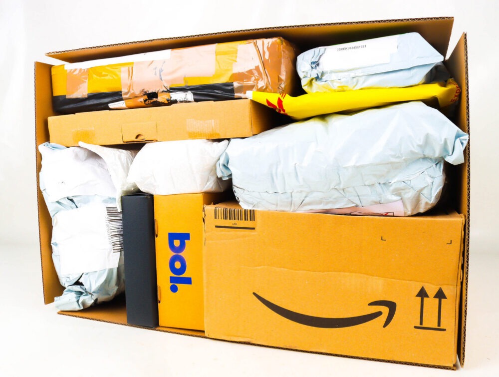 XL Doos met Verloren Postpakketten