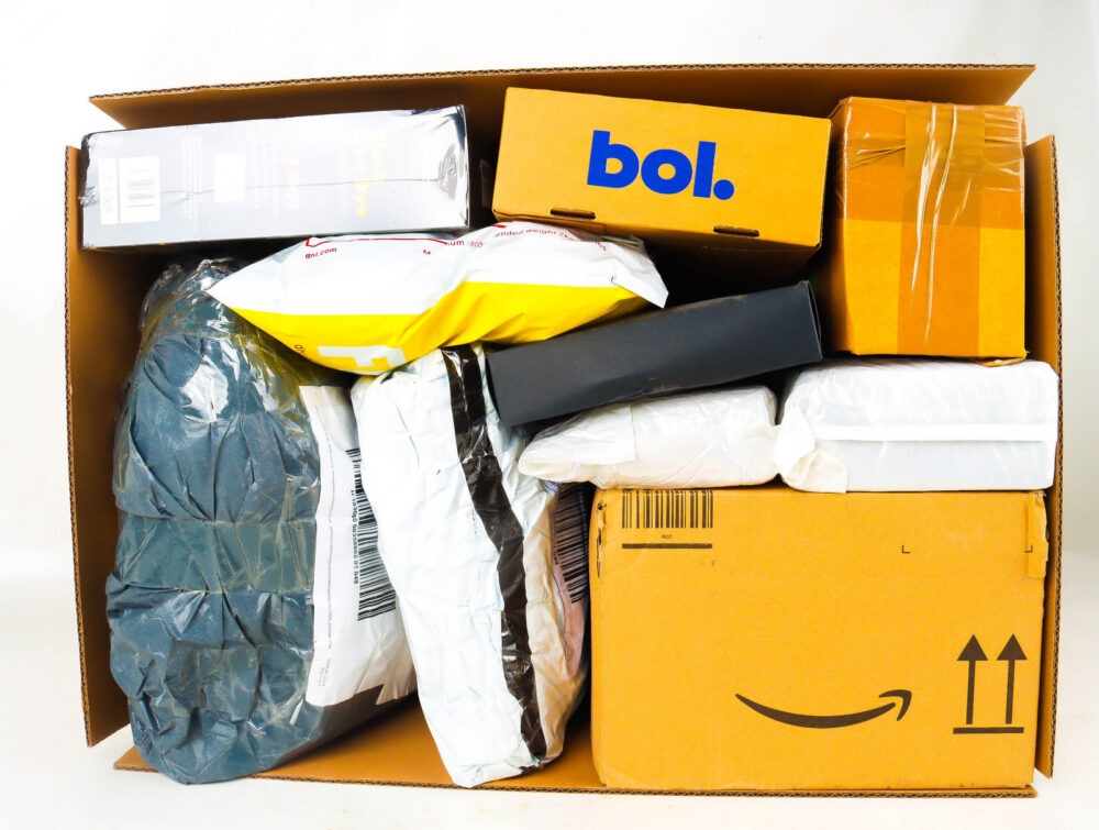 XL Doos met Verloren Postpakketten
