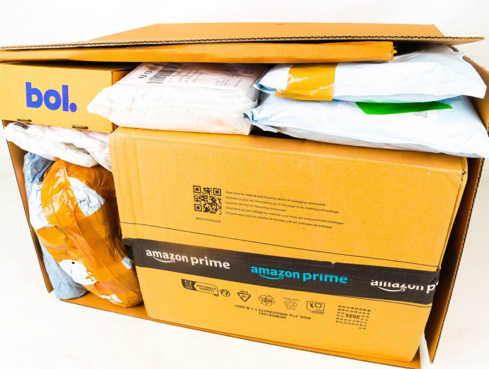 XL Doos met Verloren Postpakketten