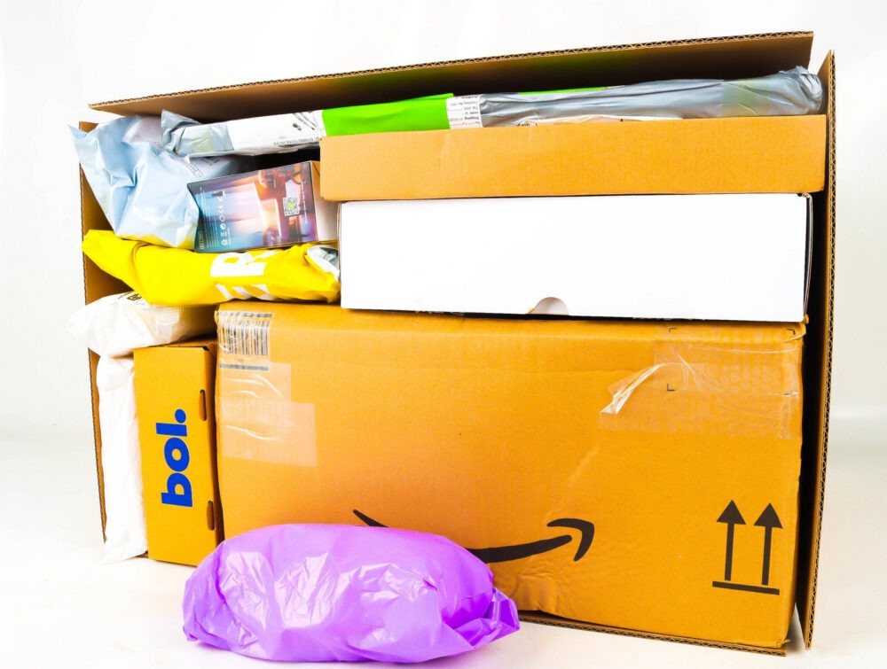 XL Doos met Verloren Postpakketten
