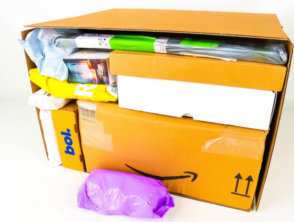 XL Doos met Verloren Postpakketten