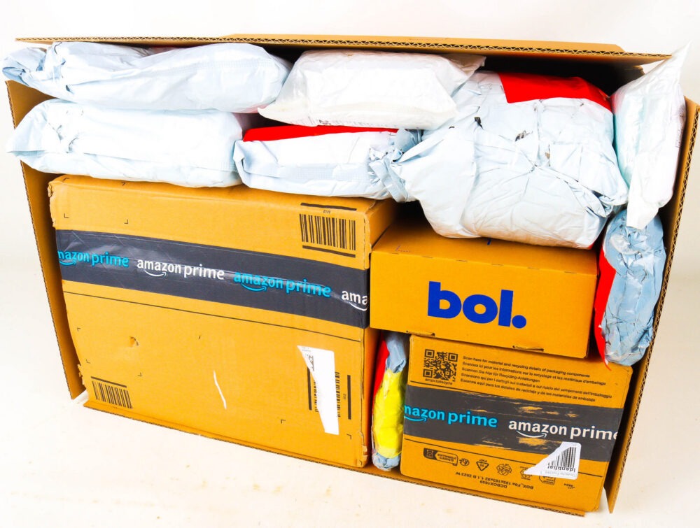 XL Doos met Verloren Postpakketten