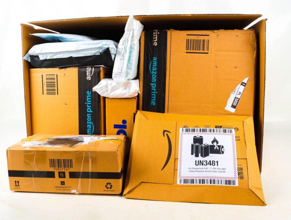 XL Doos met Verloren Postpakketten