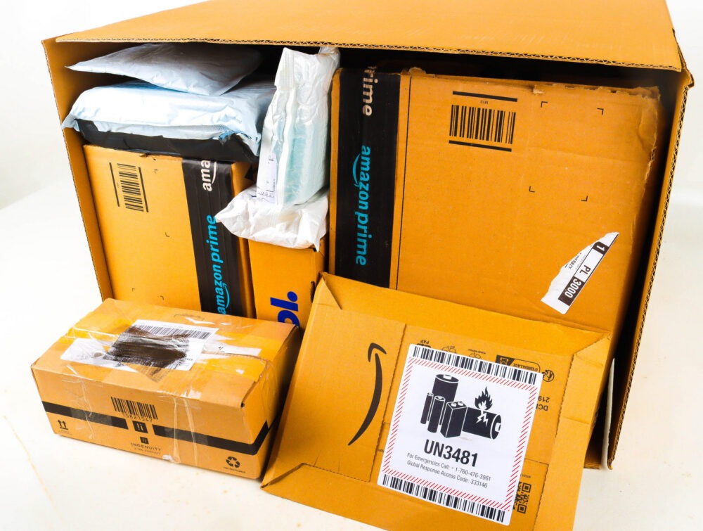 XL Doos met Verloren Postpakketten