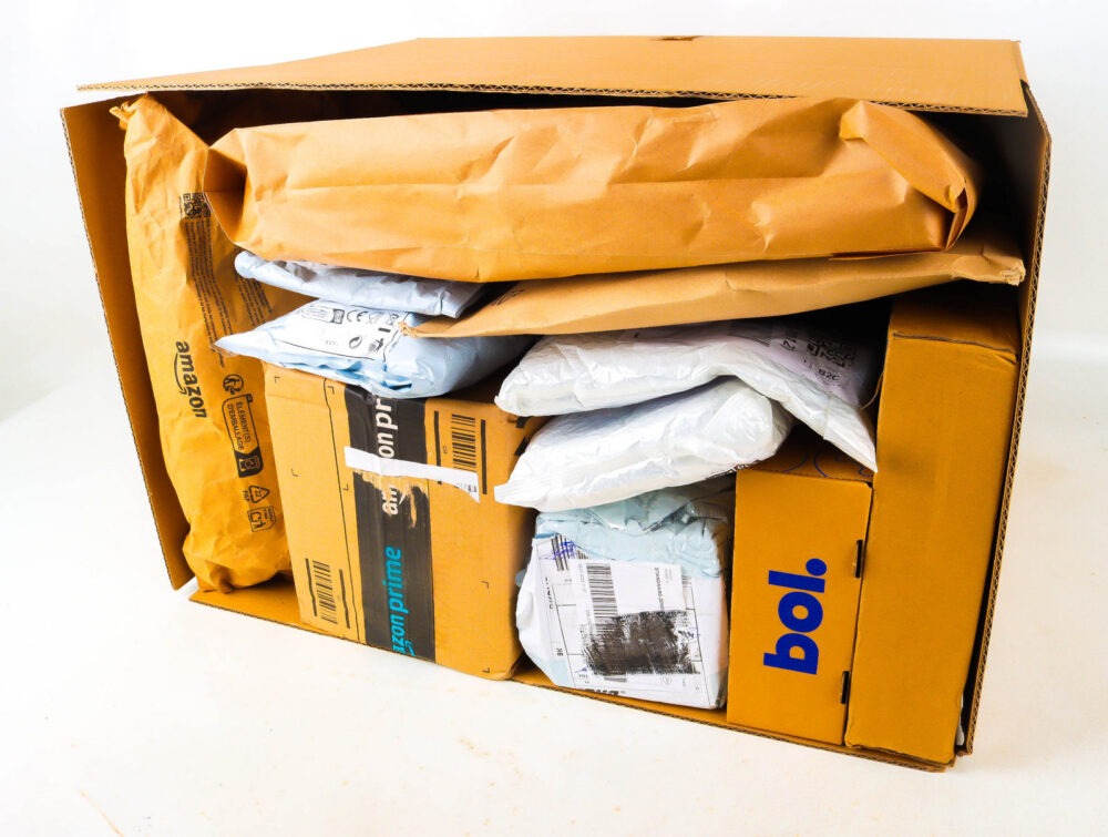 XL Doos met Verloren Postpakketten