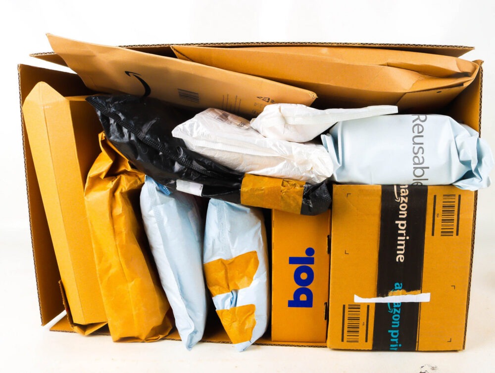XL Doos met Verloren Postpakketten