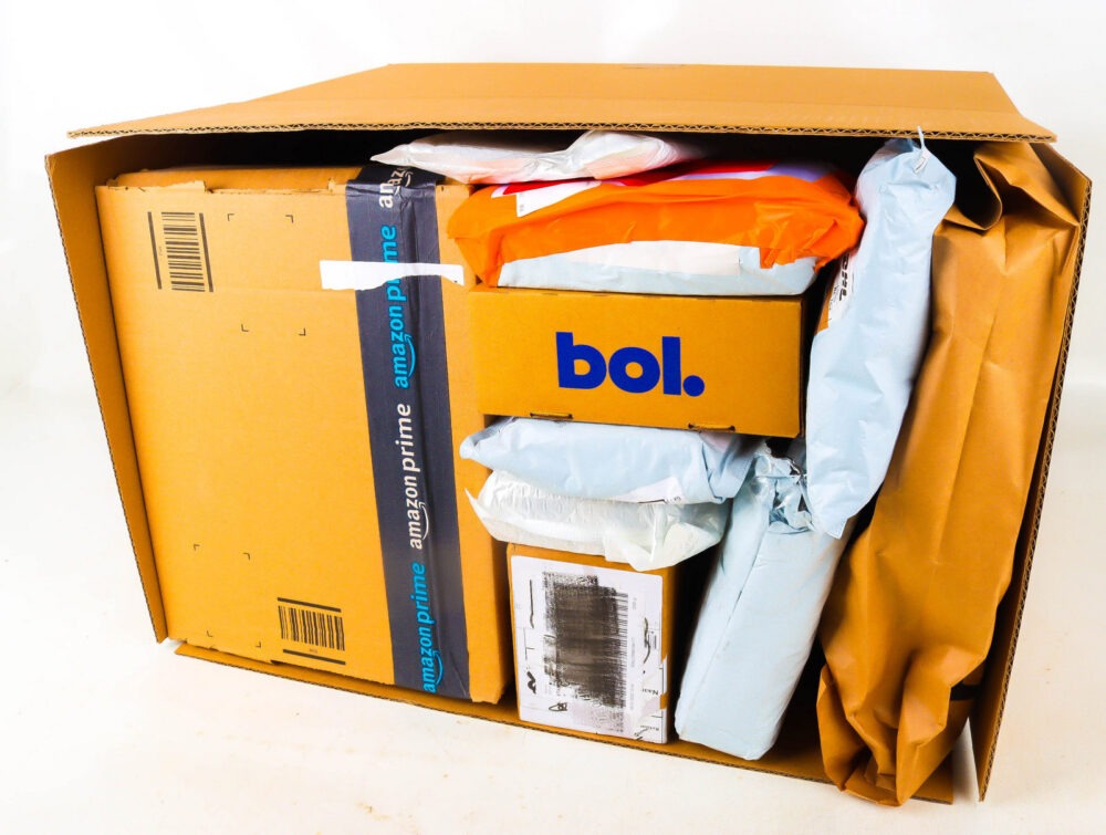 XL Doos met Verloren Postpakketten
