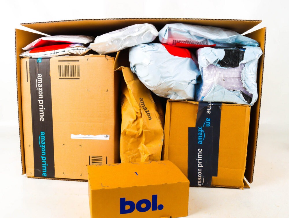 XL Doos met Verloren Postpakketten