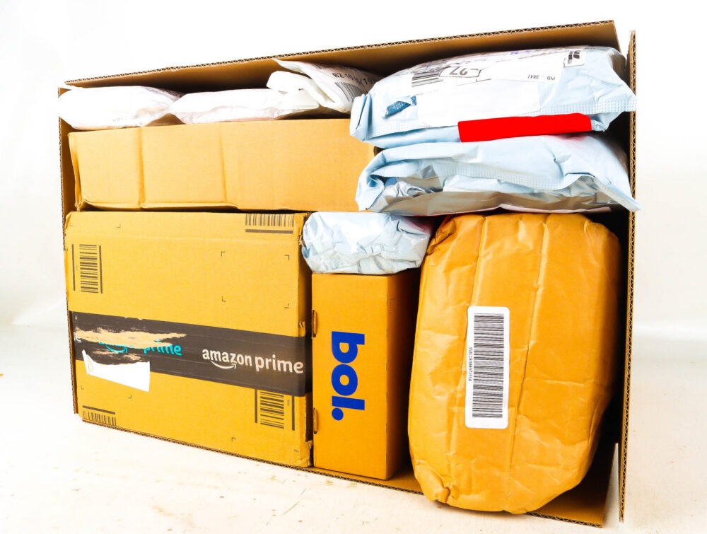 XL Doos met Verloren Postpakketten