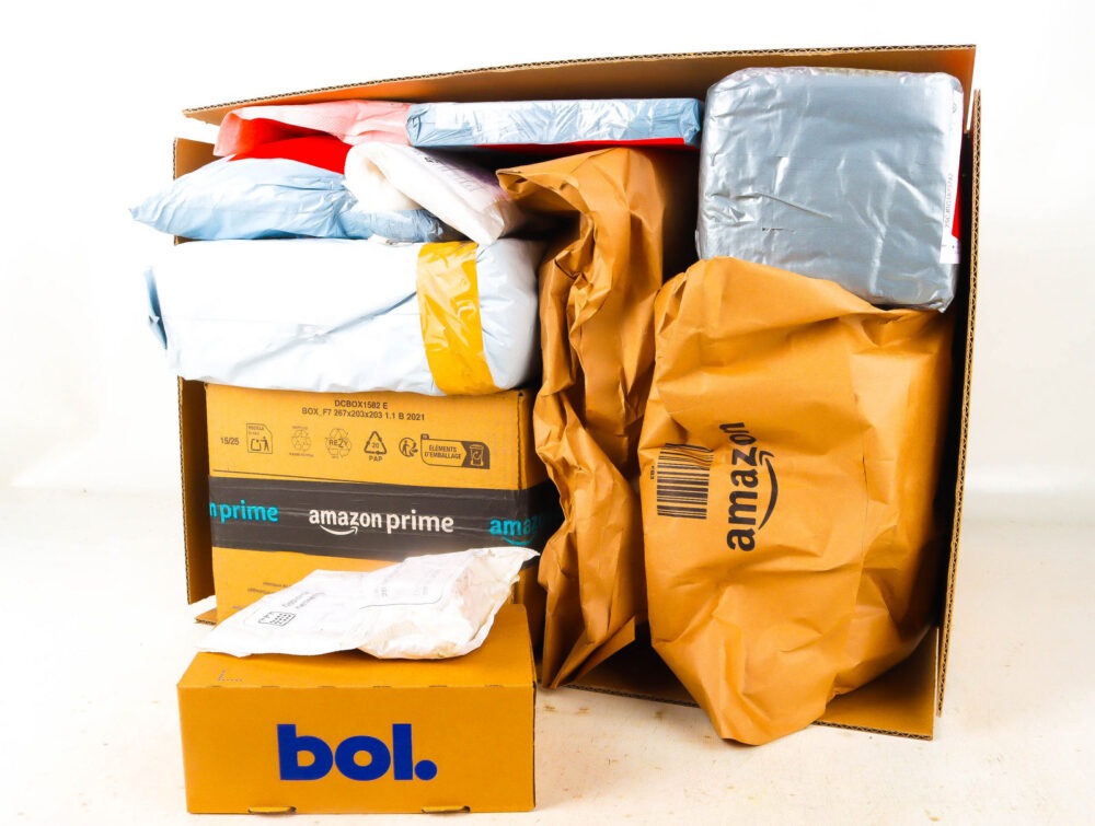 XL Doos met Verloren Postpakketten