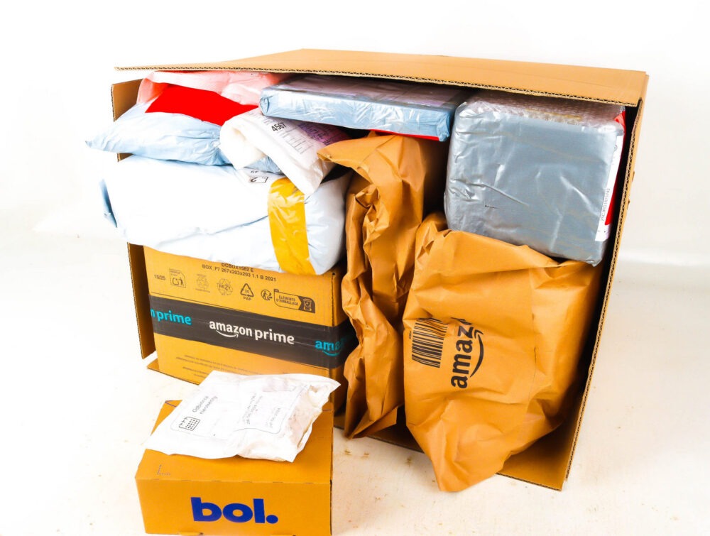 XL Doos met Verloren Postpakketten