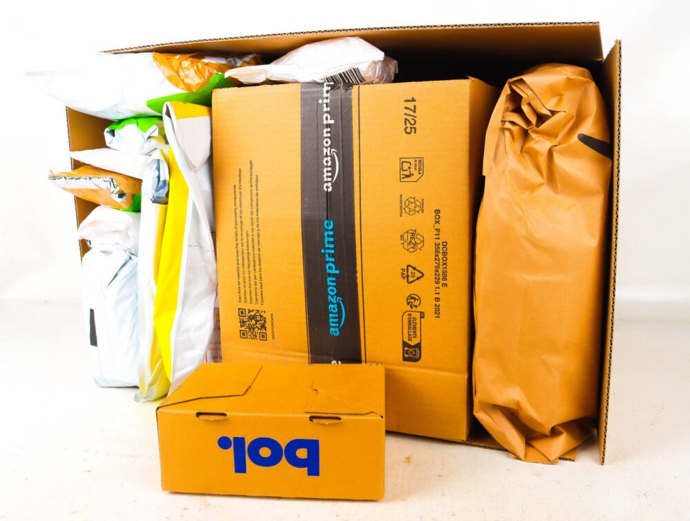 XL Doos met Verloren Postpakketten