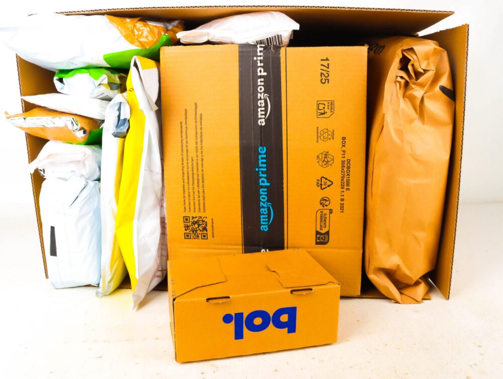 XL Doos met Verloren Postpakketten