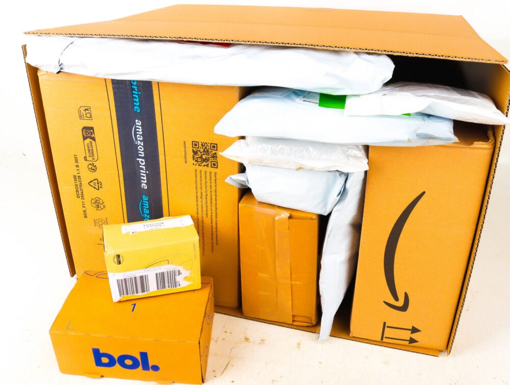 XL Doos met Verloren Postpakketten
