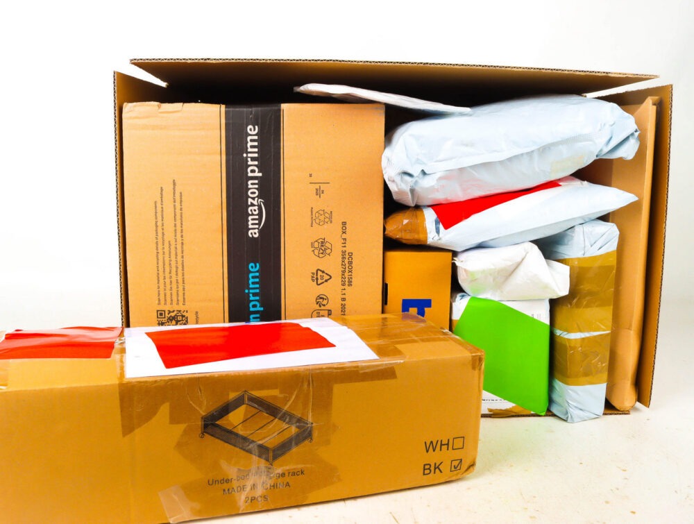 XL Doos met Verloren Postpakketten