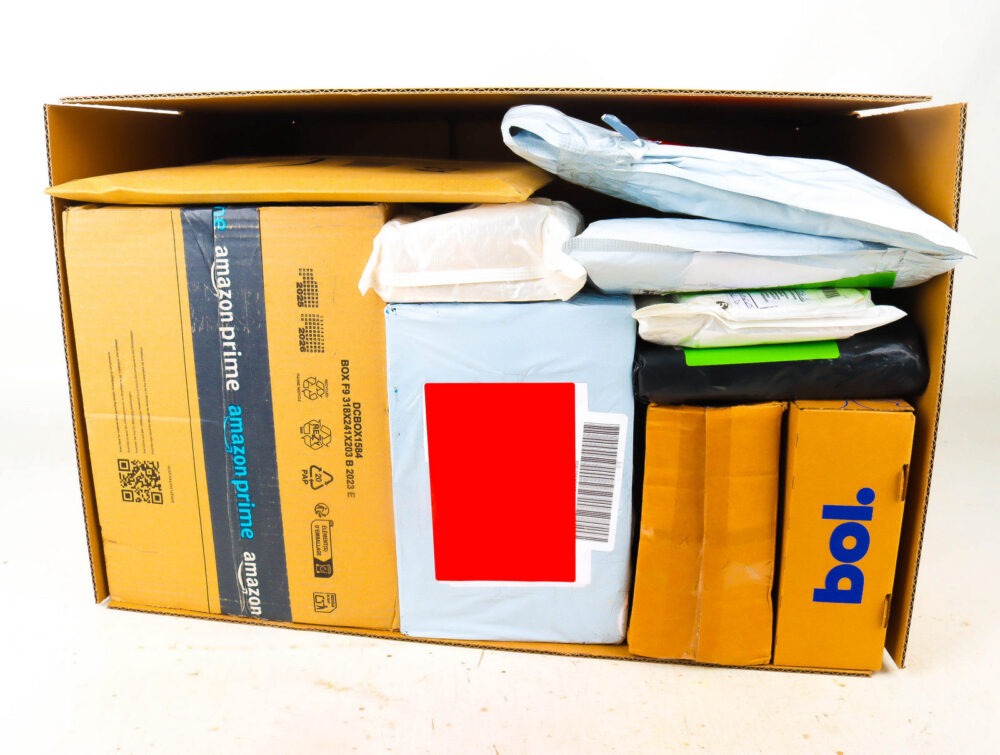 XL Doos met Verloren Postpakketten