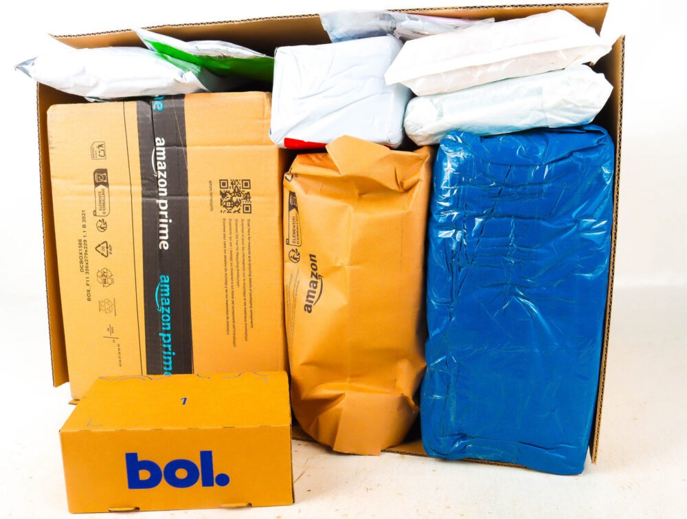 XL Doos met Verloren Postpakketten