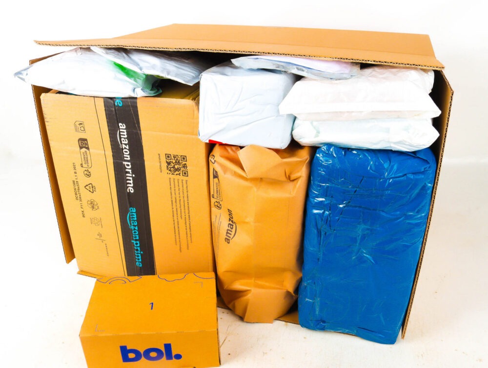 XL Doos met Verloren Postpakketten