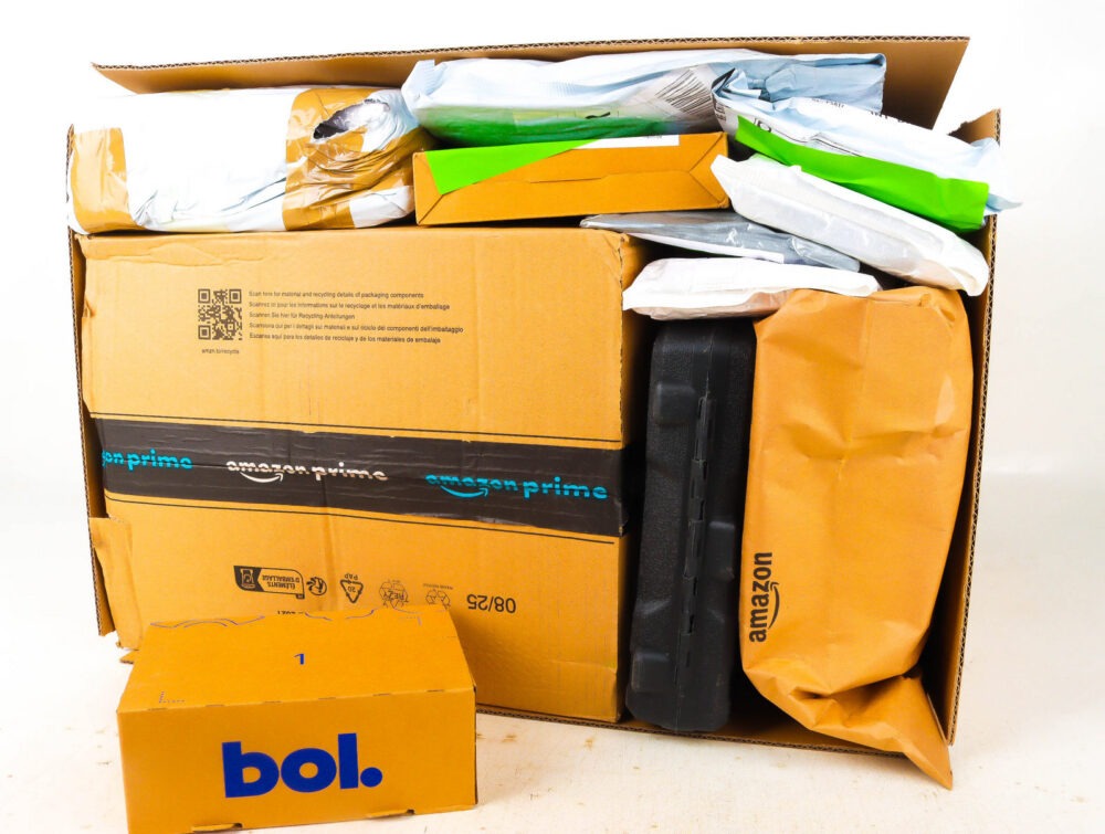 XL Doos met Verloren Postpakketten