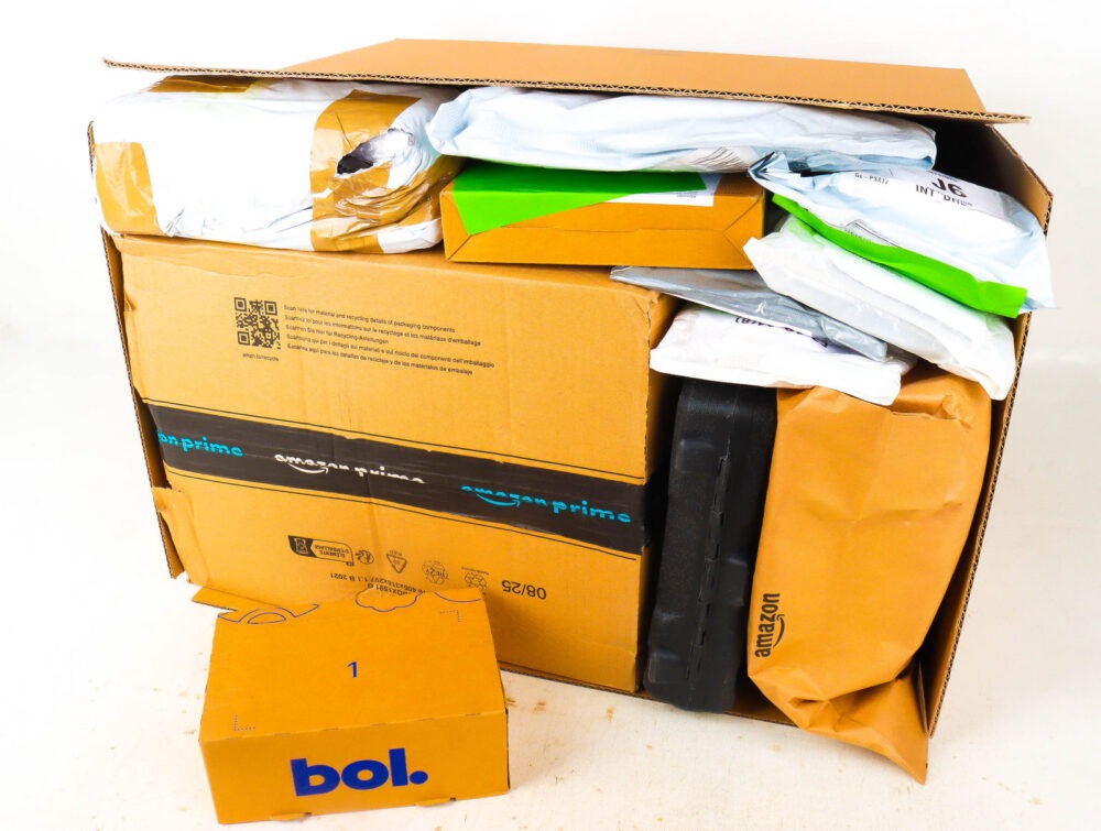 XL Doos met Verloren Postpakketten