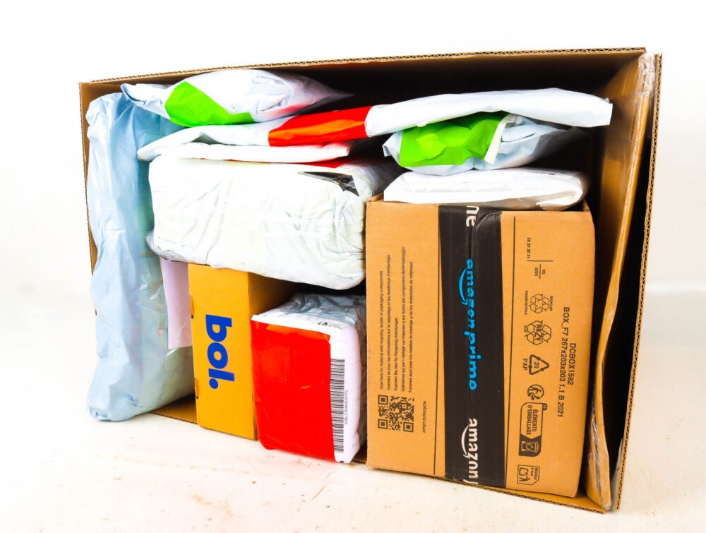 XL Doos met Verloren Postpakketten
