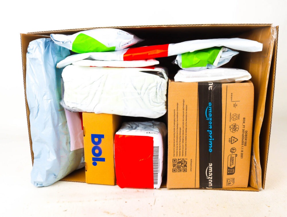 XL Doos met Verloren Postpakketten