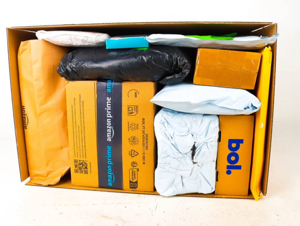 XL Doos met Verloren Postpakketten