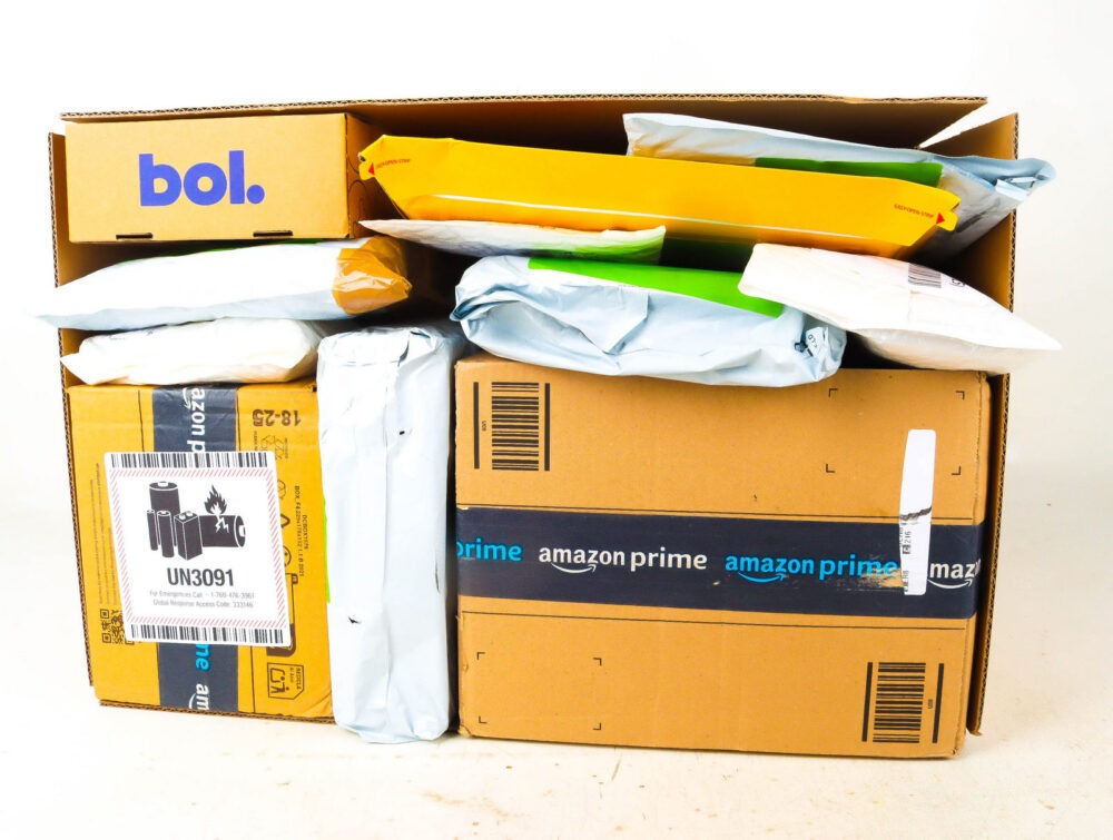 XL Doos met Verloren Postpakketten