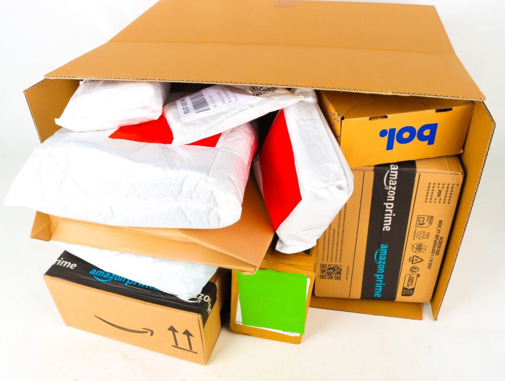 XL Doos met Verloren Postpakketten