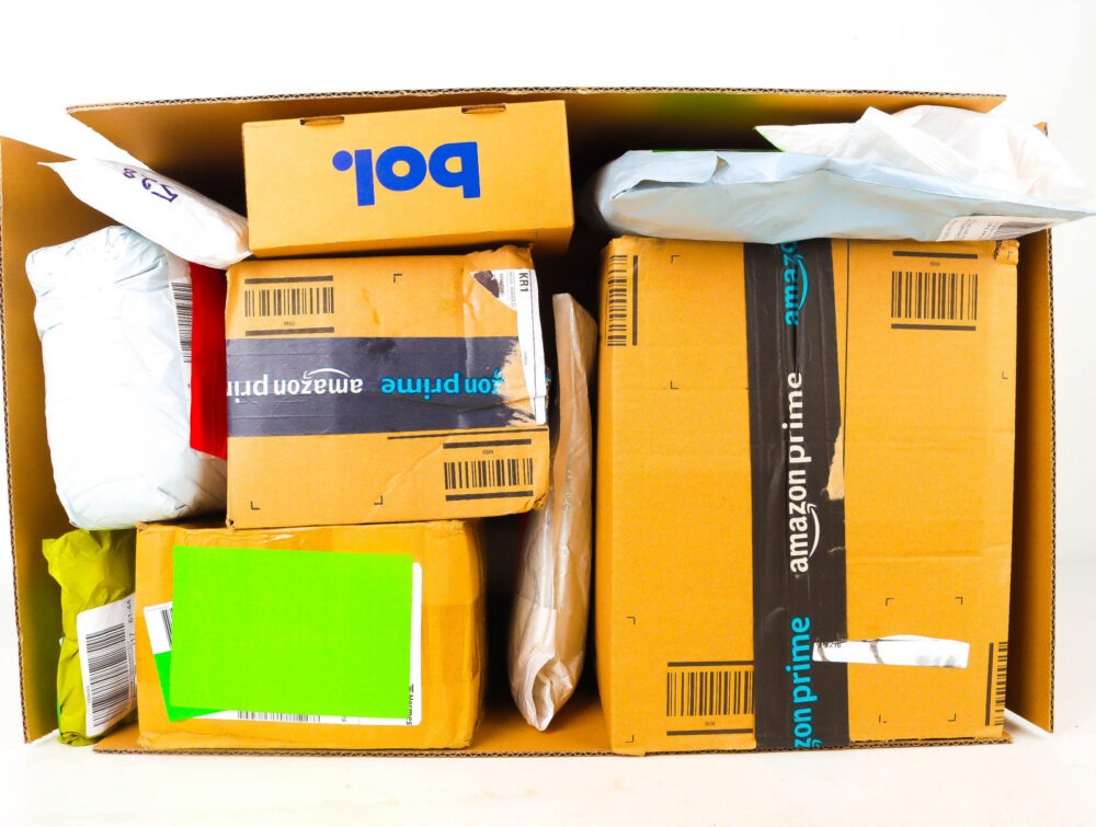 XL Doos met Verloren Postpakketten