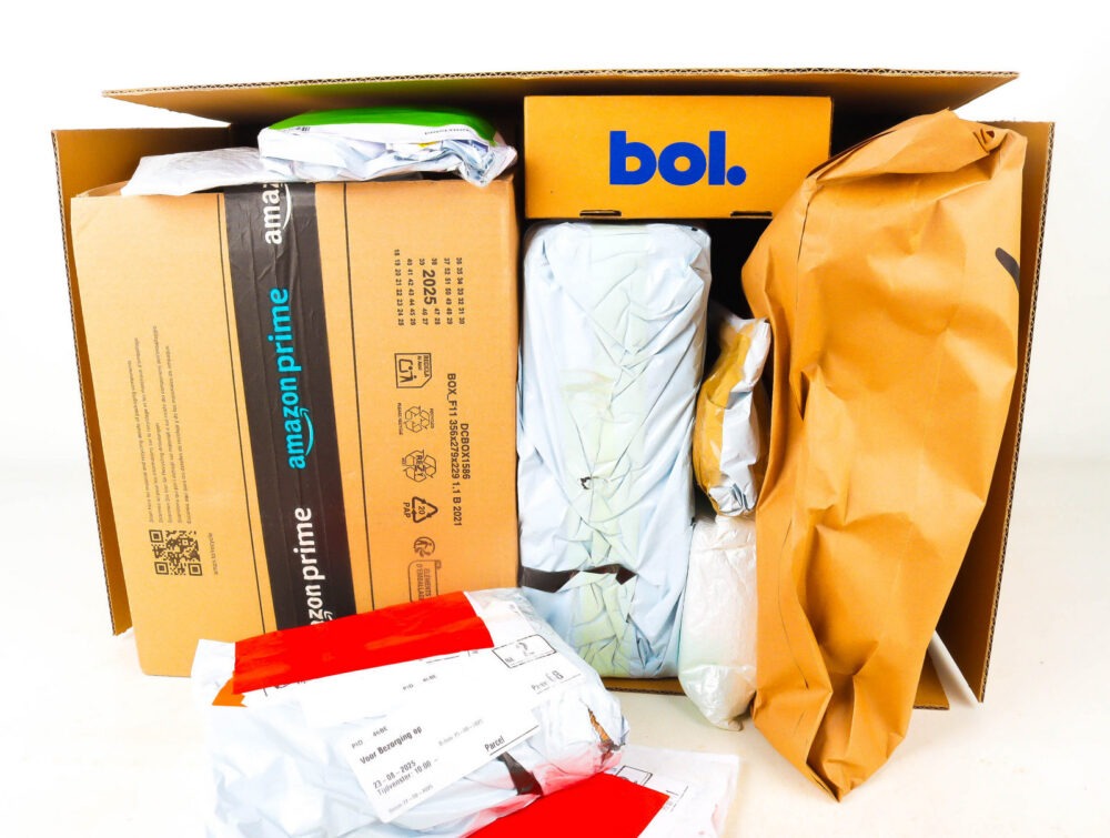 XL Doos met Verloren Postpakketten