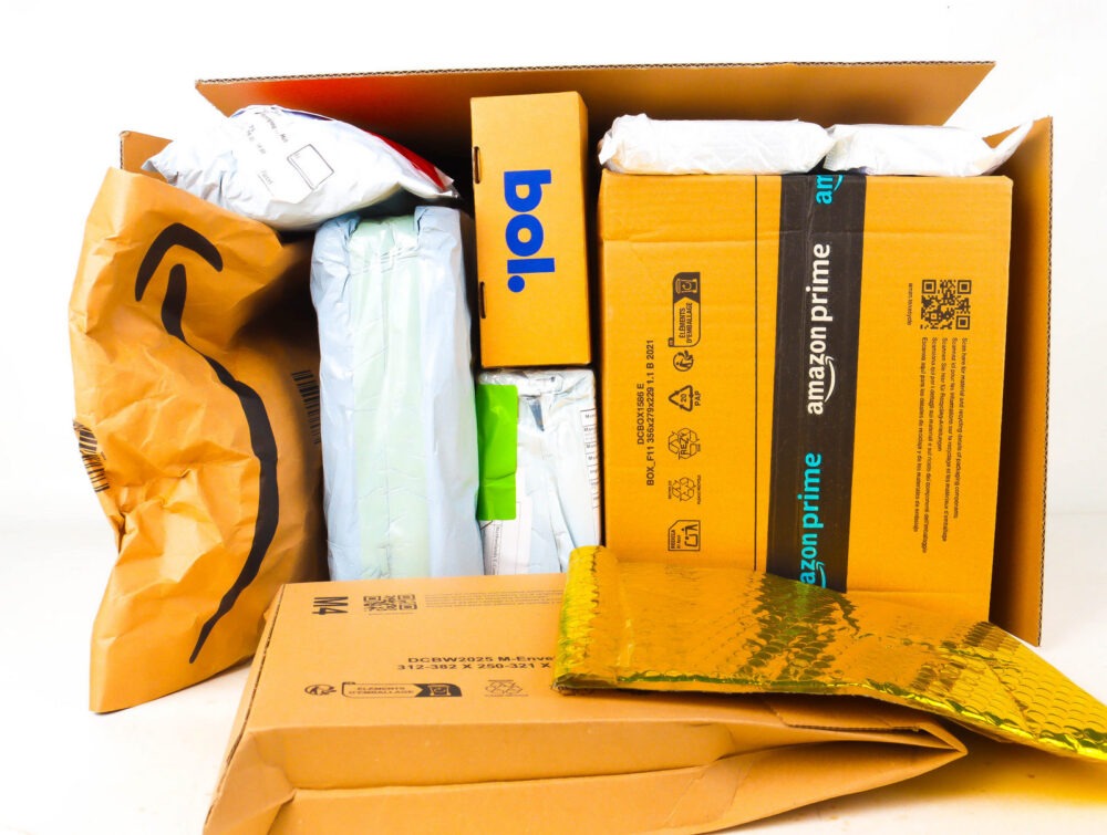 XL Doos met Verloren Postpakketten
