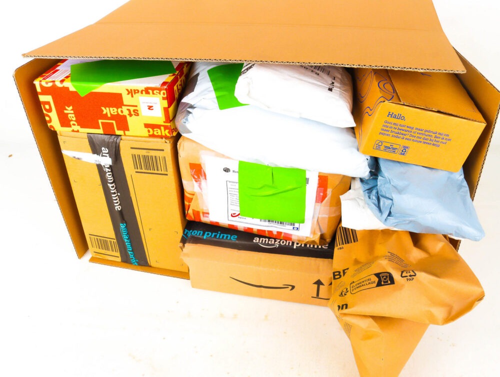 XL Doos met Verloren Postpakketten