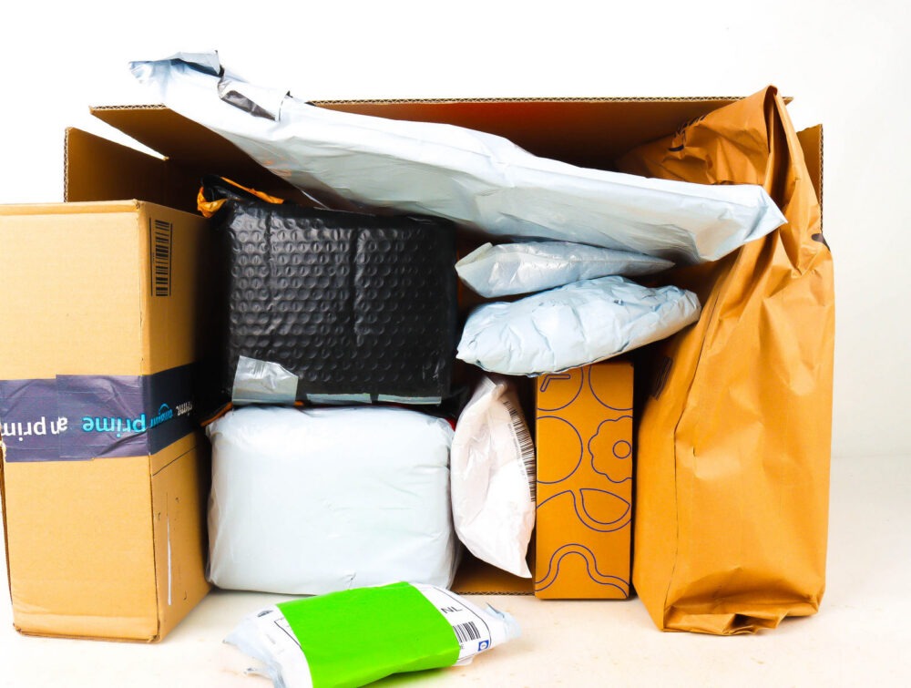 XL Doos met Verloren Postpakketten