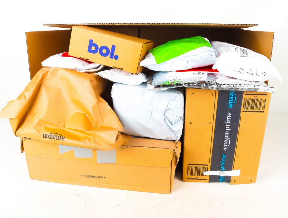 XL Doos met Verloren Postpakketten
