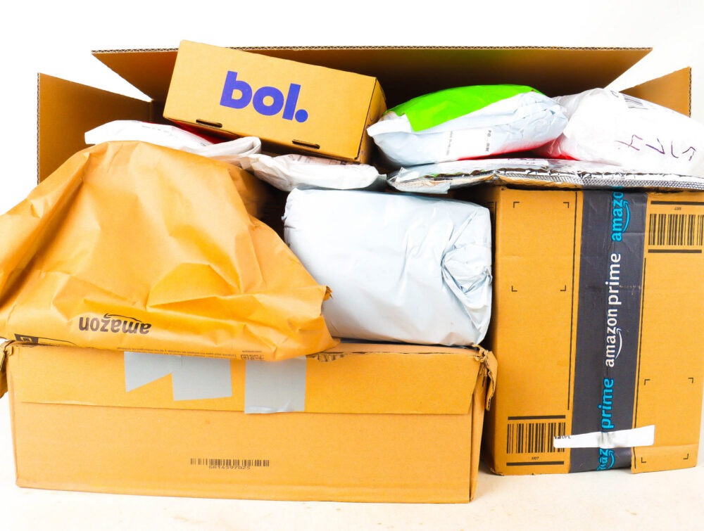 XL Doos met Verloren Postpakketten