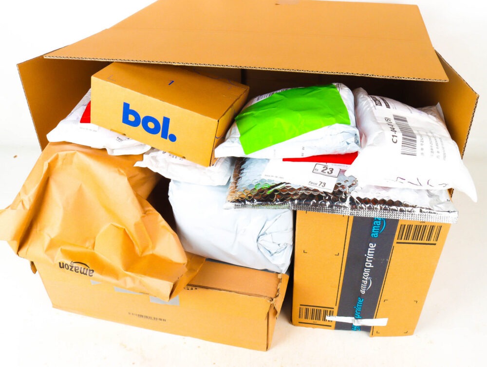 XL Doos met Verloren Postpakketten
