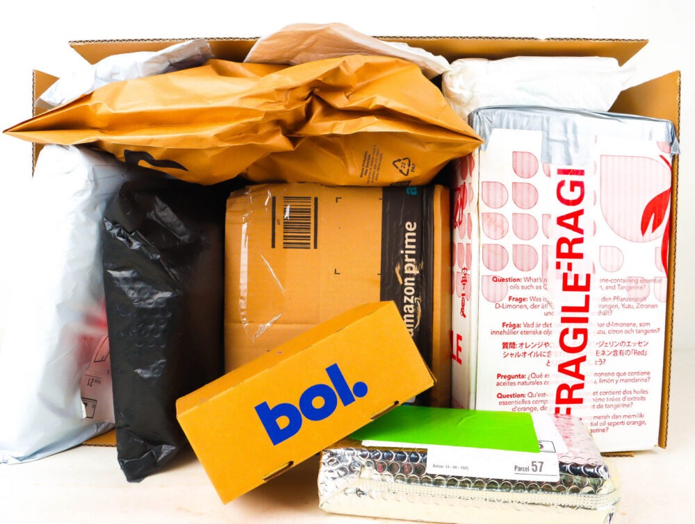 XL Doos met Verloren Postpakketten