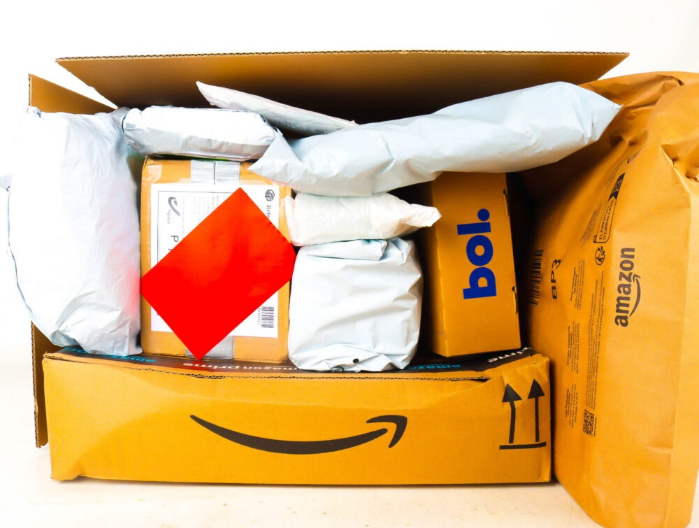 XL Doos met Verloren Postpakketten