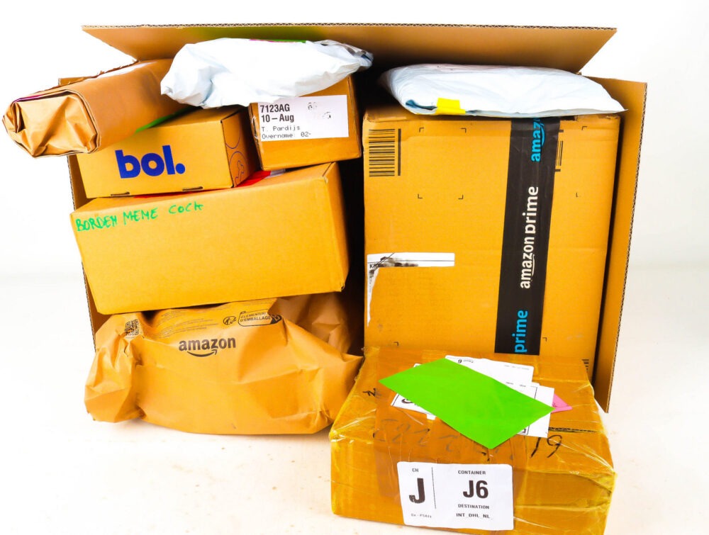 XL Doos met Verloren Postpakketten