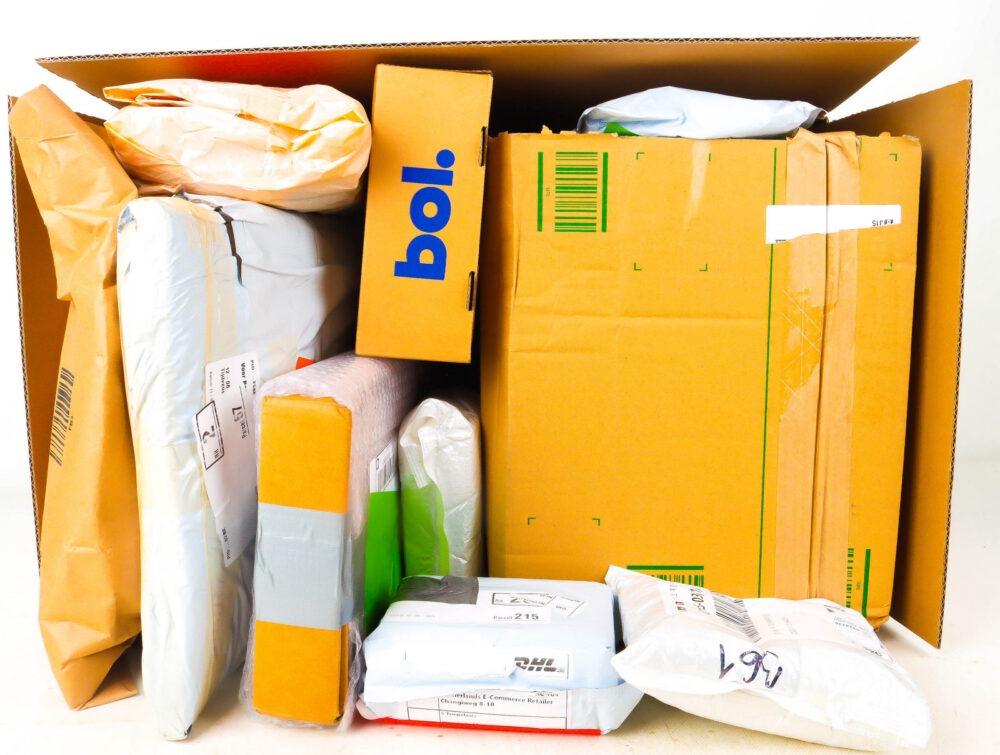 XL Doos met Verloren Postpakketten