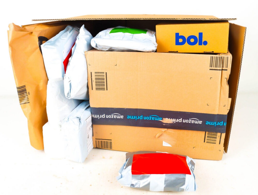 XL Doos met Verloren Postpakketten