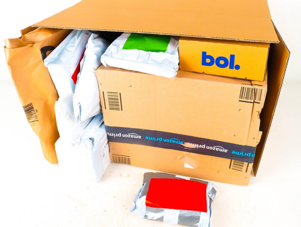 XL Doos met Verloren Postpakketten