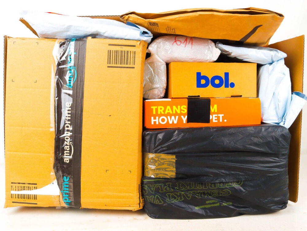 XL Doos met Verloren Postpakketten