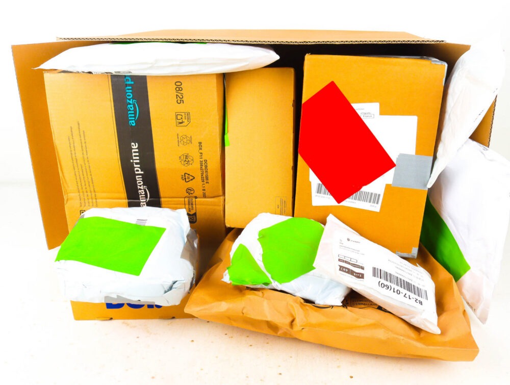 XL Doos met Verloren Postpakketten